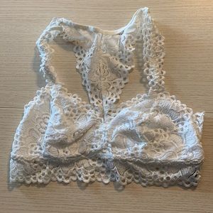 Aerie White Lace Bralette